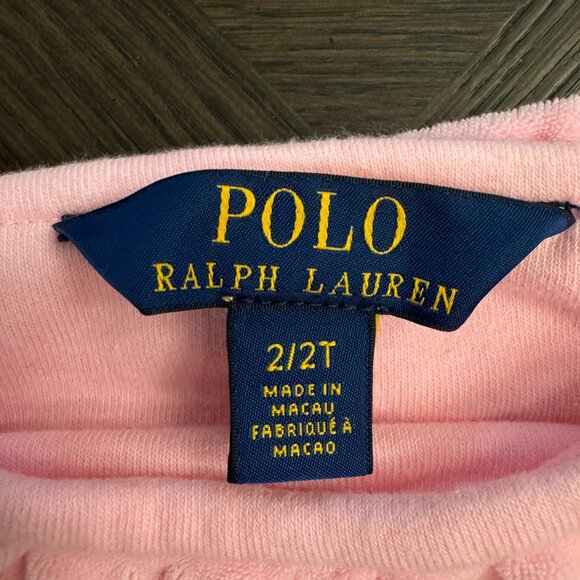 Polo Ralph Lauren Terry Cloth Romper in Pink, Size 2T - Picture 2 of 3